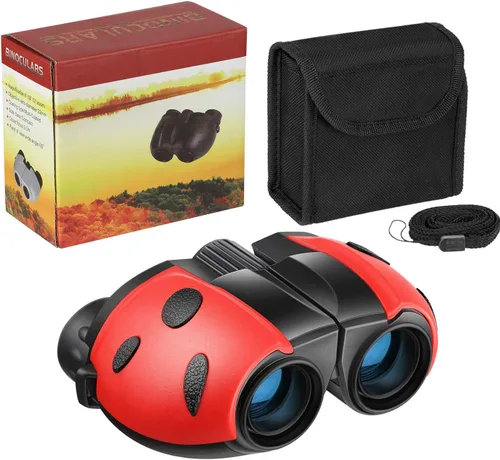 Vista 8 de Mini prismáticos compactos para niños – 8 x 21 zoom niños binoculares juguete regalo a prueba de golpes para niños 3 4 5 6 7 8 9 10 11 12 13 años