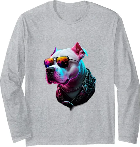 Vista 3 de Dogo Argentino Dogs Dogo Argentinos Camiseta de manga larga