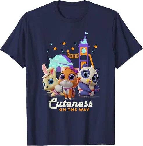 Vista 66 de Disney Camiseta Junior T.O.T.S. Cuteness On the Way Negro