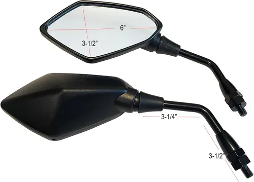 Vista 6 de Black Rear View Mirrors Compatible for 2019 Yamaha MT-09