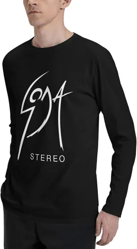 Vista 5 de Soda Stereo Logo Long Sleeve Men's Fall Casual O-Neck Pullover