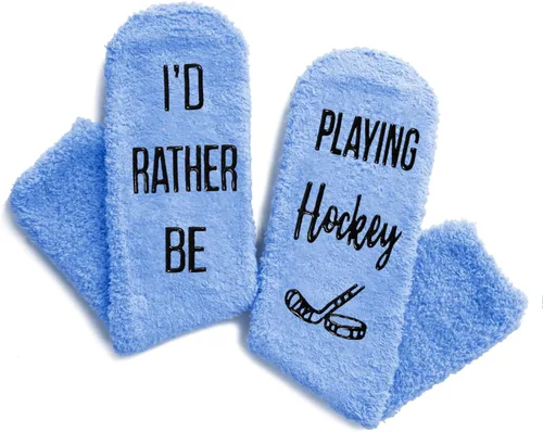 Vista 3 de HAPPYPOP Gifts For Runners Motorcycle Gifts Hockey Gifts, Funny Running Socks Motorcycle Socks Funny Hockey Socks