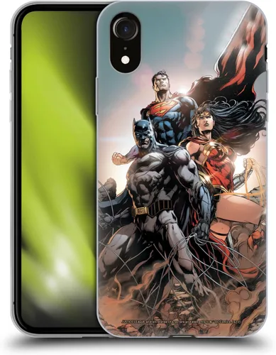 Vista 154 de Head Case Designs Funda de gel con licencia oficial de la Liga de la Justicia DC Comics #10 Darkseid War Comic Book Cover