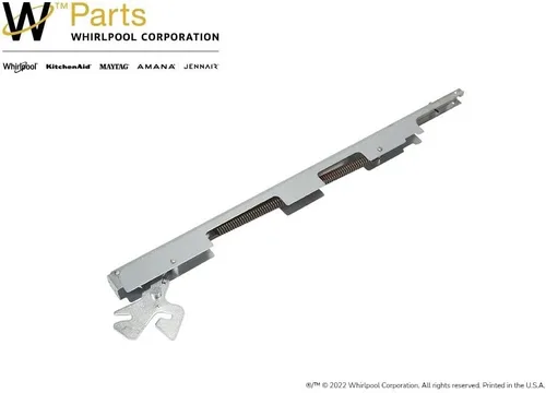Vista 2 de Whirlpool WP8053807 Bisagra de puerta de horno de gama OEM, plata