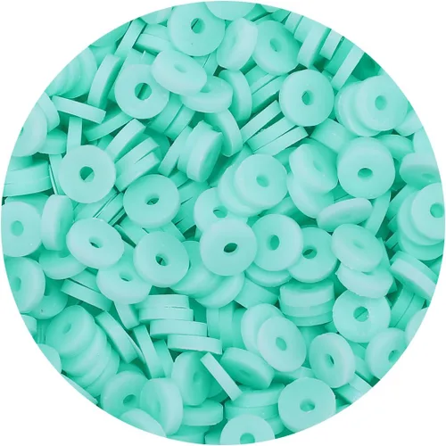 Vista 12 de Bundooraking - 2000 piezas de cuentas de arcilla negra (6 mm), cuentas Heishi para hacer joyas, pulseras y accesorios, paquete pequeño