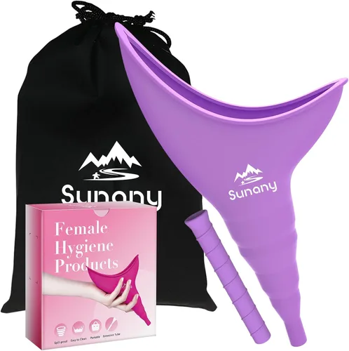 Vista 11 de Female Urination Device, Reusable Female Urinal Silicone Women Pee Funnel Allows Women to Pee Standing Up, The Perfect Companion for