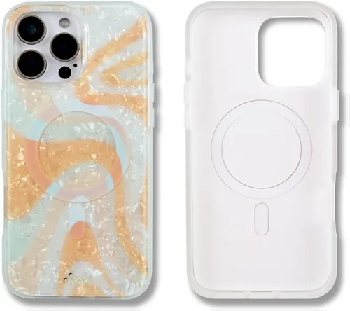 Vista 221 de Sonix - Funda para iPhone 12 y iPhone 12 Pro, compatible con MagSafe, probada contra caídas de 10 pies, Brown Tort, diseño de carey marrón