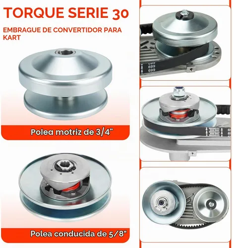 Vista 3 de Convertidor de par 212CC - Serie 30 2-7HP 3/4