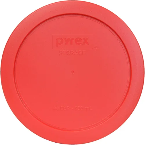 Vista 4 de Pyrex - Tapas de repuesto para almacenamiento de alimentos, 12 piezas, fabricadas en Estados Unidos BPA-Free Plastic Round & Rectangle Shapes