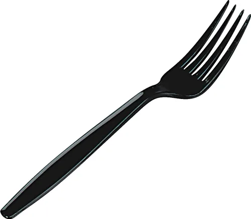 Vista 3 de Dixie Cuchara de té de poliestireno, pesada, resistente, de 6 pulgadas de largo. Estuche de 1000 unidades., Negro, 1000