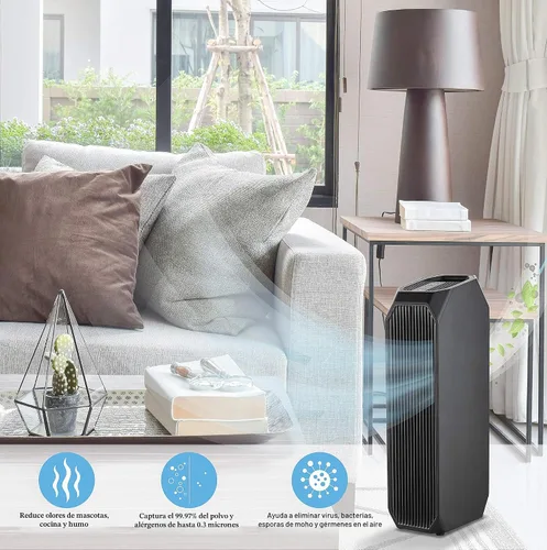 Vista 3 de Purificador de aire con luz germicida LED UV