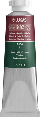 Vista 64 de Lukas 1862 Pintura al Óleo para Artistas Profesionales - Colores Tierra Amarillentos, 37 mL - Juego de 4 - Destacada Resistencia a la Luz, Sin