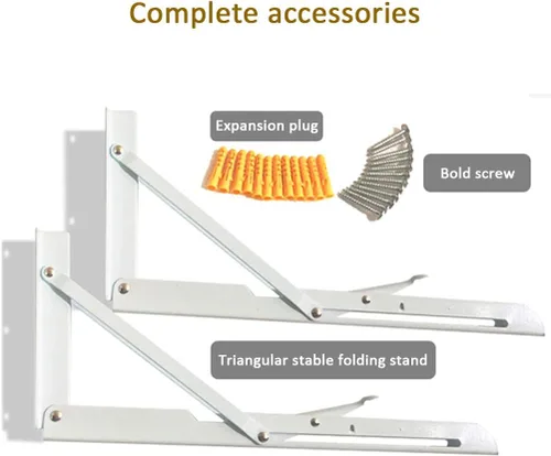 Vista 8 de Mesa de comedor plegable para uso doméstico, tamaño pequeño, para cocina y apartamento en la pared, mesa de trabajo flotante para ordenador, estante