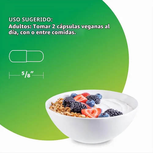 Vista 5 de Rainbow Light Suplemento de berberina con canela de Ceilán 60 Cápsulas