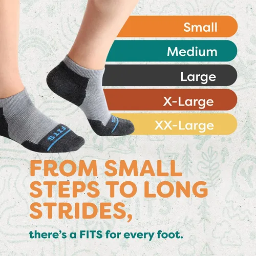 Vista 7 de FITS Business Crew - Calcetines de lana merino fina para hombres y mujeres, transpirables, resistentes al olor, ligeros, cómodos para todo el pie