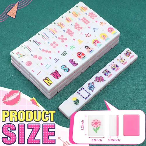 Vista 2 de Disco Grabado 160 Mini Travel American Mahjong Juego