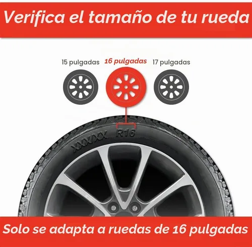 Vista 3 de Juego de 4 tapacubos cromados a presión de 16" para Altima 2013-2018 Cromo