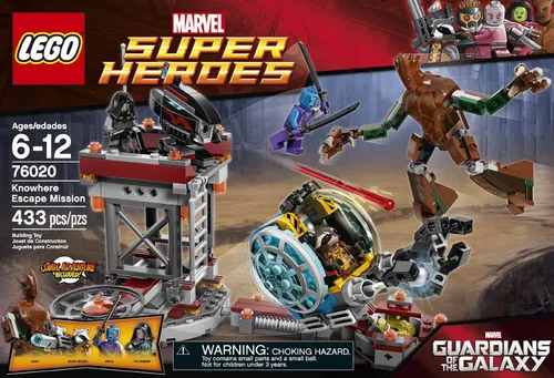 Vista 2 de Juego de construcción para la misión de escape Knowhere de Superheroes de LEGO, 76020 (descontinuado por el fabricante)