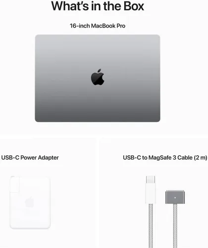 Vista 5 de Apple MacBook Pro 2023 con chip Apple M2 Pro con 10 CPU y 16 GPU, 14 pulgadas, 16 GB de RAM, 512 GB de almacenamiento SSD, gris espacial (renovado)