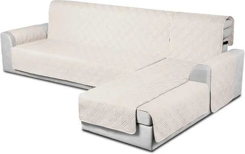 Vista 13 de TAOCOCO Fundas de Sofá Seccional 100% Impermeables en Forma de L, Fundas de Sofá de 3 Piezas, Funda de Chaise Lounge para Mascotas y Niños, Fundas