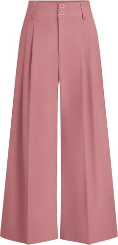 Vista 15 de PRETTYGARDEN Pantalones de vestir de pierna ancha de cintura alta para Beige