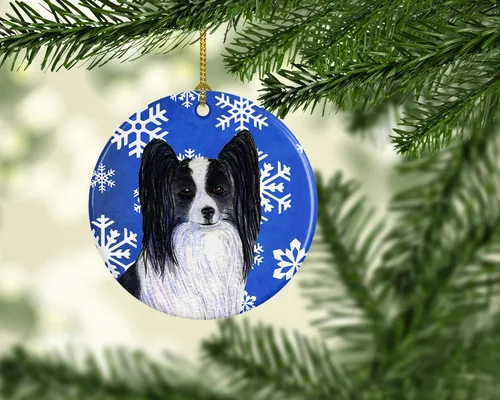 Vista 349 de Caroline's Treasures Cavalier Spaniel - Adorno de cerámica para colgar en el árbol de Navidad, para el hogar, Navidad, fiestas, regalo, 3 pulgadas