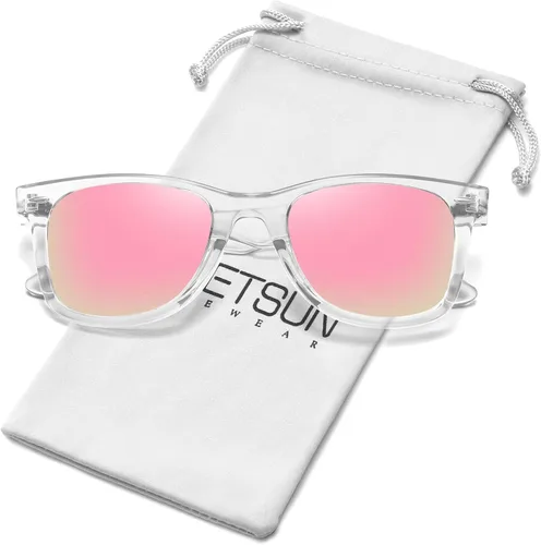 Vista 117 de MEETSUN Polarized Sunglasses for Women Men Classic Retro Square Frame Driving Sun Glasses UV Protection
