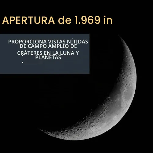 Vista 8 de Celestron - Telescopio PowerSeeker 50AZ - Telescopio manual Alt-Azimut para principiantes - Compacto y portátil - Paquete de software de astronomía