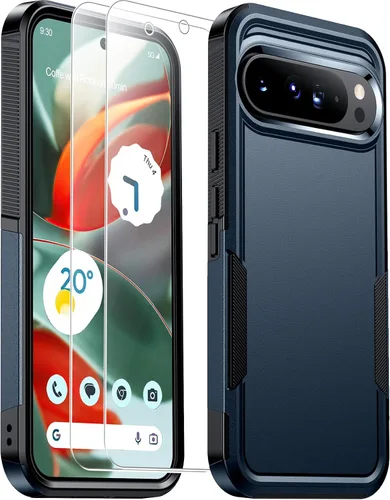 Vista 11 de Justcool Funda diseñada para Google Pixel 9 Pro XL, [protección contra caídas de grado militar de 10 pies] Funda resistente a prueba de golpes