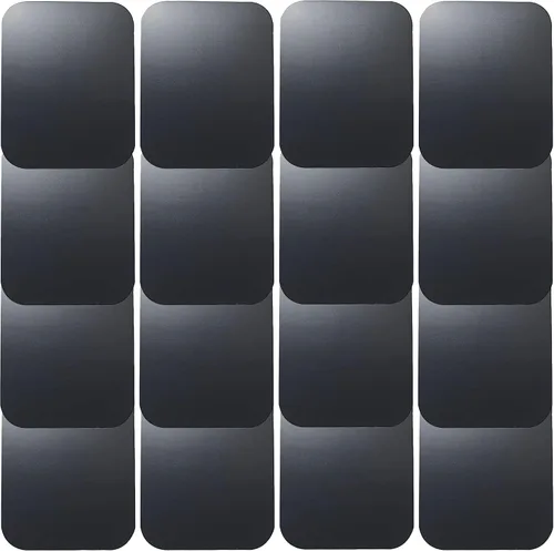Vista 5 de SALEX Juego de 16 placas de metal de repuesto para soportes magnéticos de teléfono de automóvil, pared, soportes de ventilación de aire, estuches