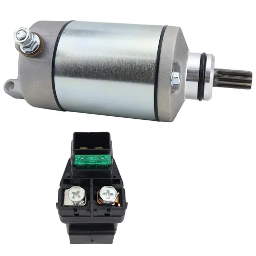 Vista 7 de Motor de arranque y relé solenoide para Kawasaki KFX400 KSF400 03-06, para Suzuki Quadsport LT-Z400 LT-Z400Z 03-08, para Arctic Cat 400 DVX 04-08