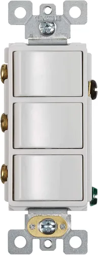Vista 5 de Broan-NuTone BHFLED80 PowerHeat - Extractor de baño, calentador y combinación de luz LED, interruptor de tres balancines de 80 CFM y P3RW