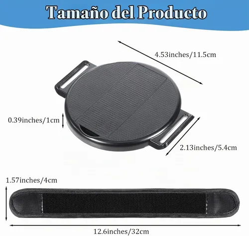 Vista 2 de Soporte para tableta con correa de mano giratoria de 360 grados, soporte adhesivo para tableta, agarre de sujeción con parche adhesivo, multiángulo