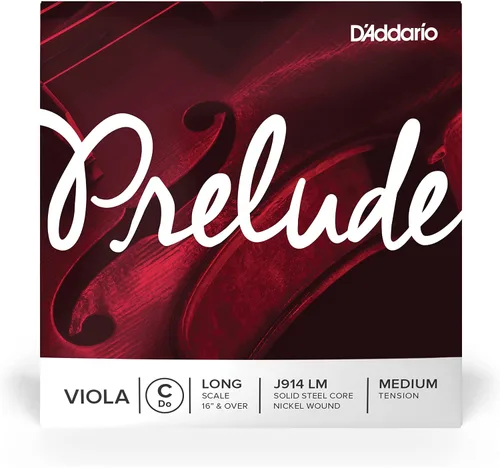 Vista 12 de D'Addario Prelude Cuerda A única para Viola, escala media, tensión media