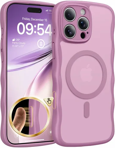 Vista 51 de TAURI Funda para iPhone 16 para mujeres y niñas, con control de cámara, [compatible con Masafe], funda Wave para iPhone 16 de 6.1 pulgadas