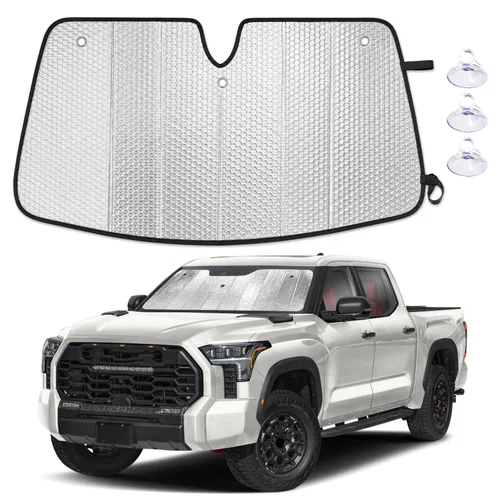 Vista 36 de EcoNour Parasol plegable para parabrisas de Mazda 3 2014-2016 2017 2018, parasol para ventana delantera de automóvil, protección UV, bloqueador