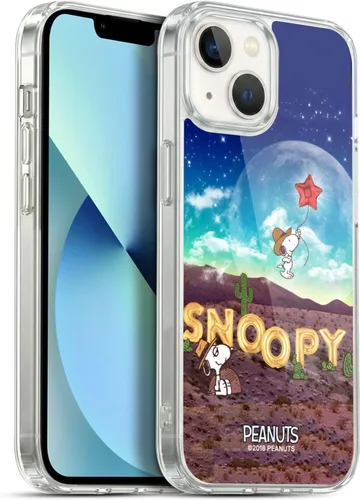 Vista 116 de Head Case Designs Funda de gel con licencia oficial de Peanuts Nebula Cactus Needles Snoopy Space Cowboy [protección de grado militar] compatible