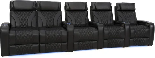 Vista 61 de Seatcraft Luminis LT - Asiento de cine en casa, reclinable, color rojo