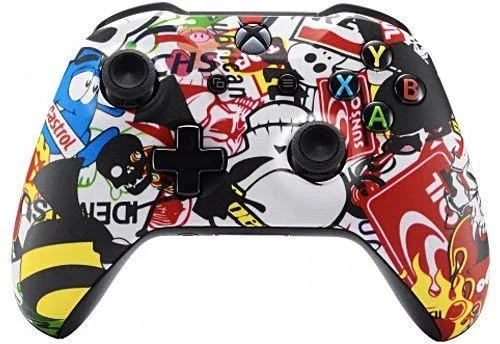 Vista 5 de ModdedZone Smart Series XS Modded Custom Rapid Fire Controller for Xbox One, Series XS, PC & Mobile - Works on All Shooter Games. Control and Simply