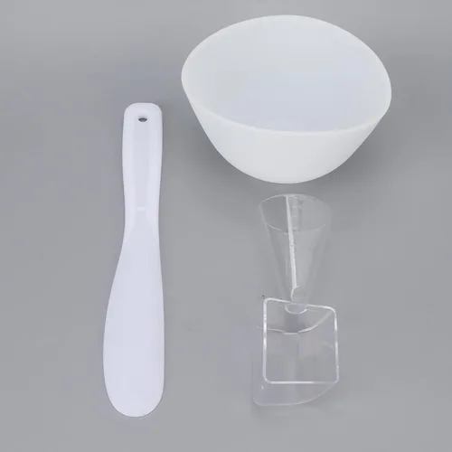 Vista 7 de ZJchao Juego de tazones para mezclar mascarillas faciales, juego de tazones de máscara facial, tazones para mezclar, kit de espátula, cuchara