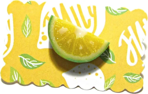 Vista 6 de Calamansi Lime Pin - Tiny Food Jewelry