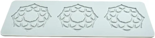 Vista 9 de Molde de silicona 3D de patrón múltiple geométrico para fondant, almohadilla de encaje para pasteles, molde de silicona para pasteles, fondant