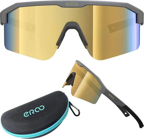 Vista 14 de Eazyrun Gafas de sol polarizadas deportivas para niños de 8 a 12 años, lentes para béisbol, softbol, ciclismo, protección UV para niños y niñas