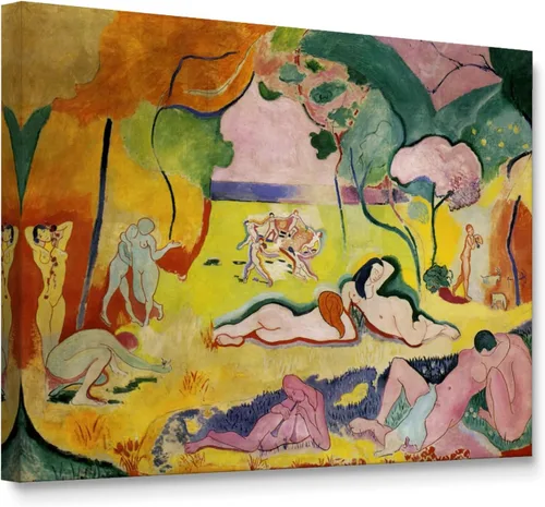 Vista 39 de Niwo ART - Montañas y mar, serie de pinturas más famosas del mundo, lienzo de pared para decoración del hogar, envoltura de galería, estirado