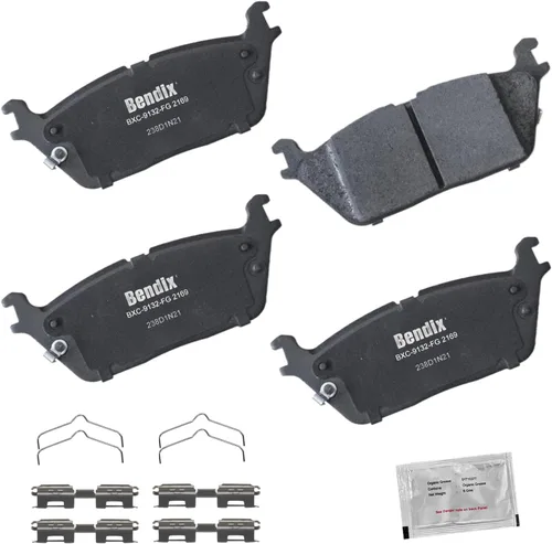 Vista 150 de Bendix Priority1 CFC154 - Juego de pastillas de freno de disco para Avanti II, Century, LeSabre, Regal, Riviera, chasis comercial, DeVille