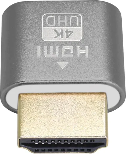Vista 7 de [Paquete de 3] Enchufe simulado HDMI 4K – emulador de pantalla de monitor virtual, adaptador de pantalla sin cabeza soporta hasta 3840x2160@60Hz