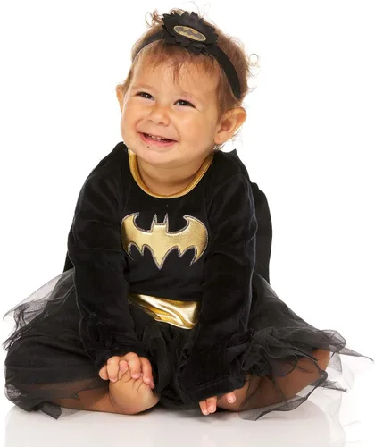 Vista 4 de DC Comics Disfraz de Batgirl para bebé, vestido tutú