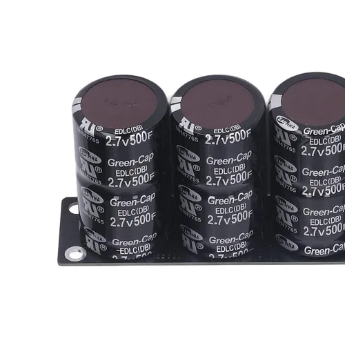 Vista 8 de 6 en Super Capacitor Set 1 2.7V500F Super Capacitor Condensador Componentes de Almacenamiento de Energía 16V 83F para Dispositivos Electrónicos