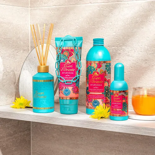 Vista 5 de Tesori d'Oriente Baño de burbujas para mujer, baño espumoso, burbujas de baño para mujeres relajante, lujoso gel de baño para mujeres y cuidado