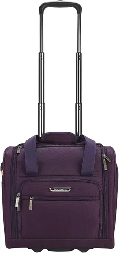 Vista 5 de TPRC 15" Smart equipaje de mano para abajo del asiento, con puerto de carga USB, Púrpura), PR-85315-510